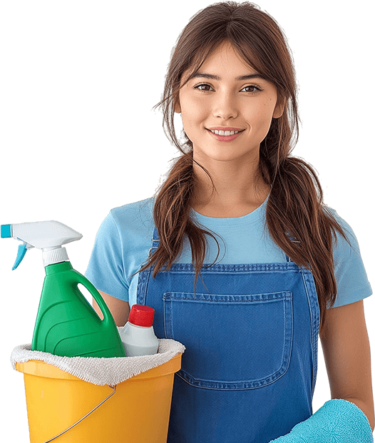 Cleaning service professional